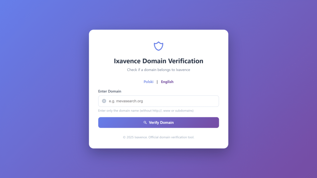 Jak zweryfikować, czy domena należy do Ixavence? Szybko i bezpiecznie